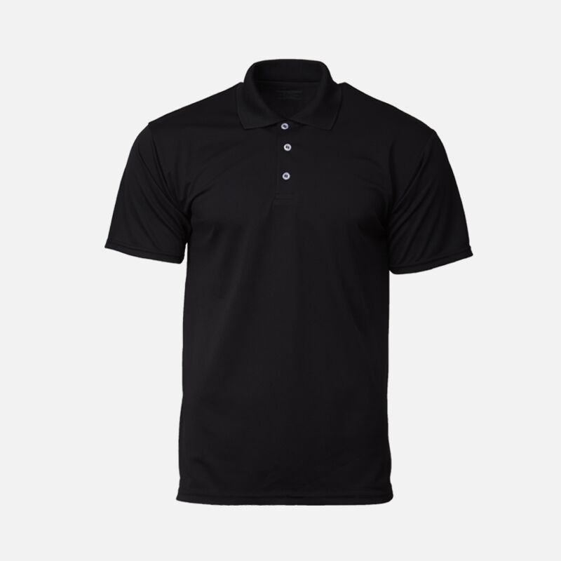 Black polo-tee-CRP-7201-Black