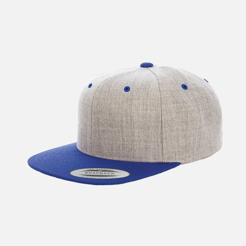 yupoong-flexfit-6089MT-heather-royal-cap