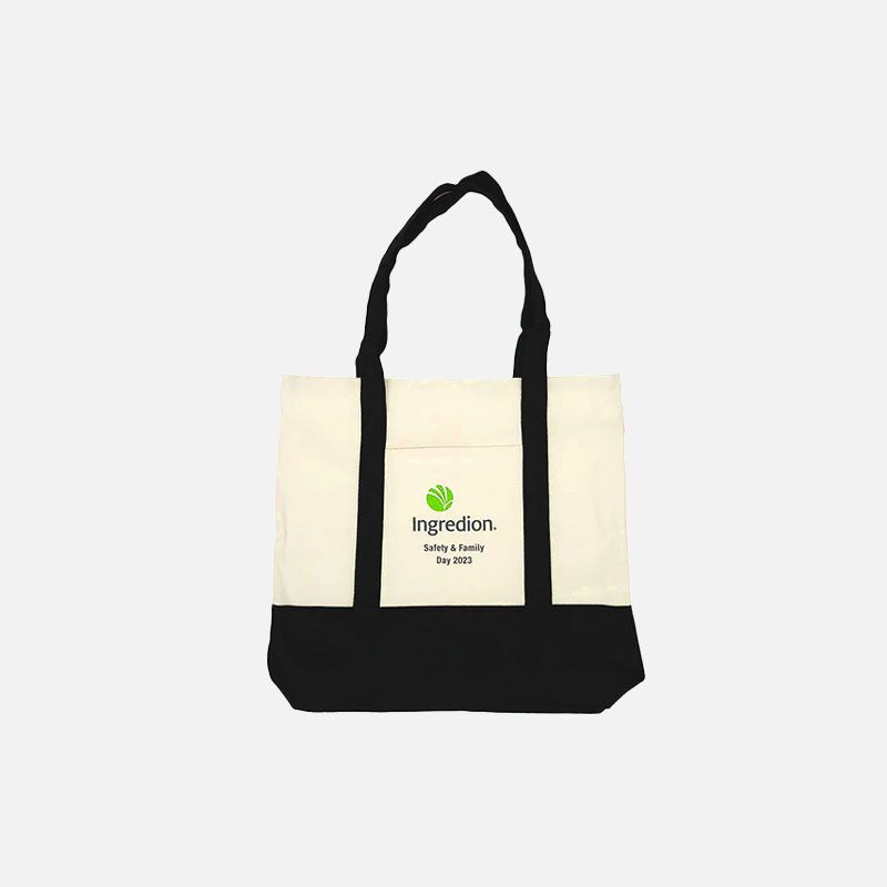 Tote Bag (Black/Beige)