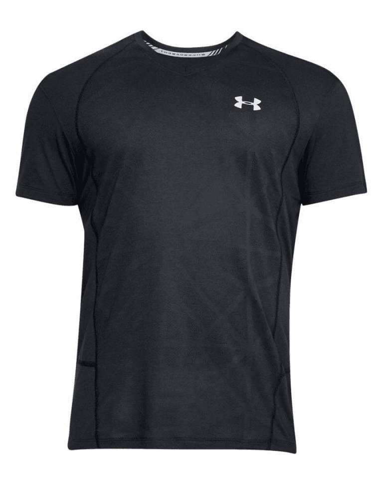 Under Armour Tech Short Sleeve T-Shirt - Mens - True Grey Heather  Twist/Black